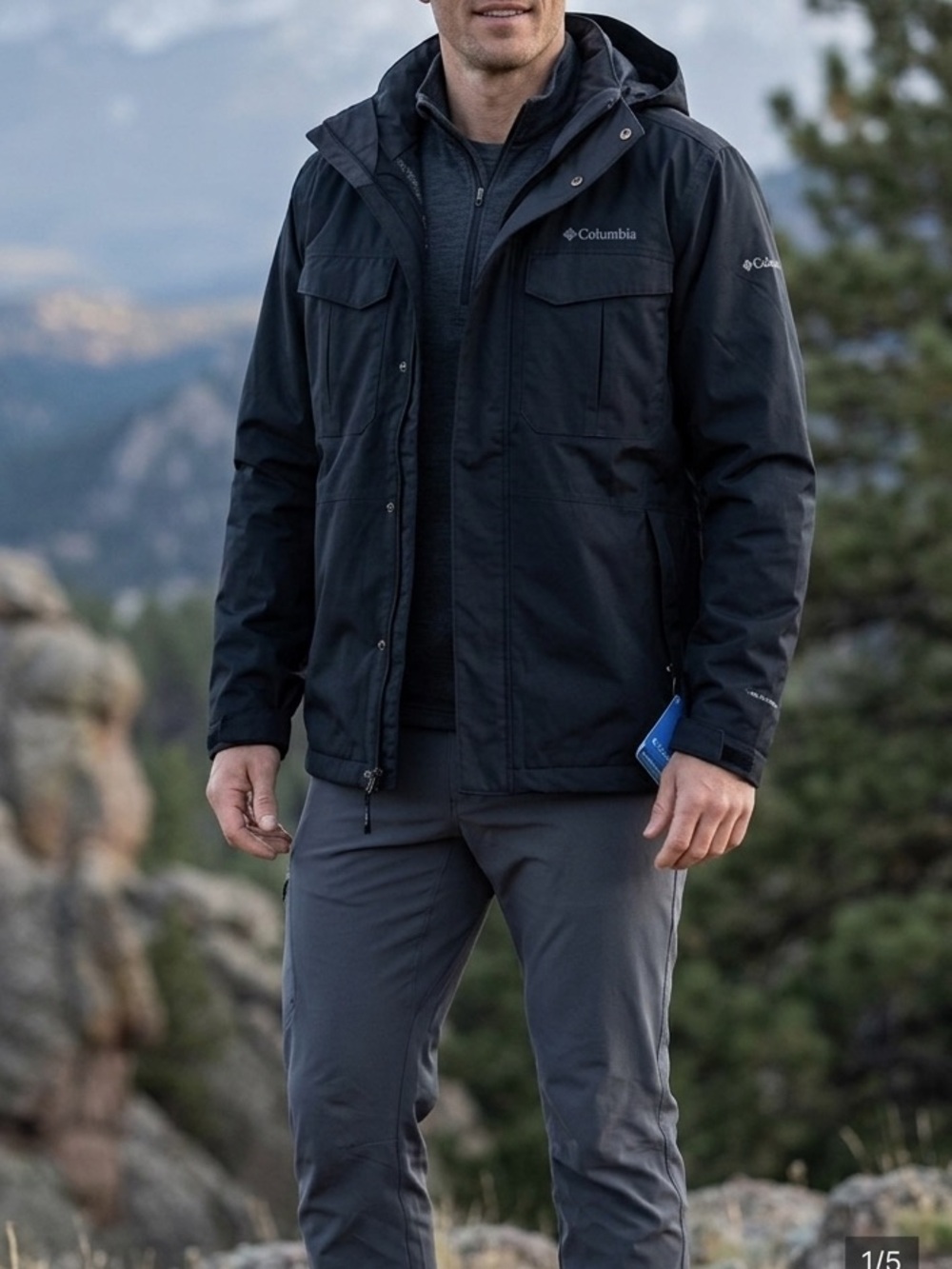 Columbia Men's Dark Performance Jacket - Size M